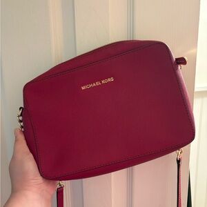 Michael Kors Red Crossbody Bag